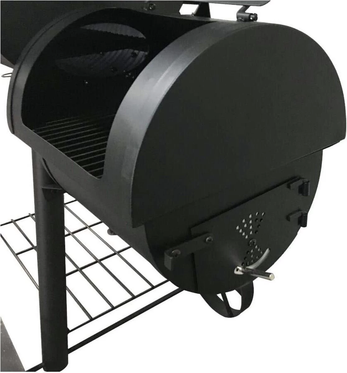 Fire Beam Houtskool Barbecue - Grilloppervlak (LxB) 35 X 66 Cm - Smoker - Zwart - Afbeelding 5
