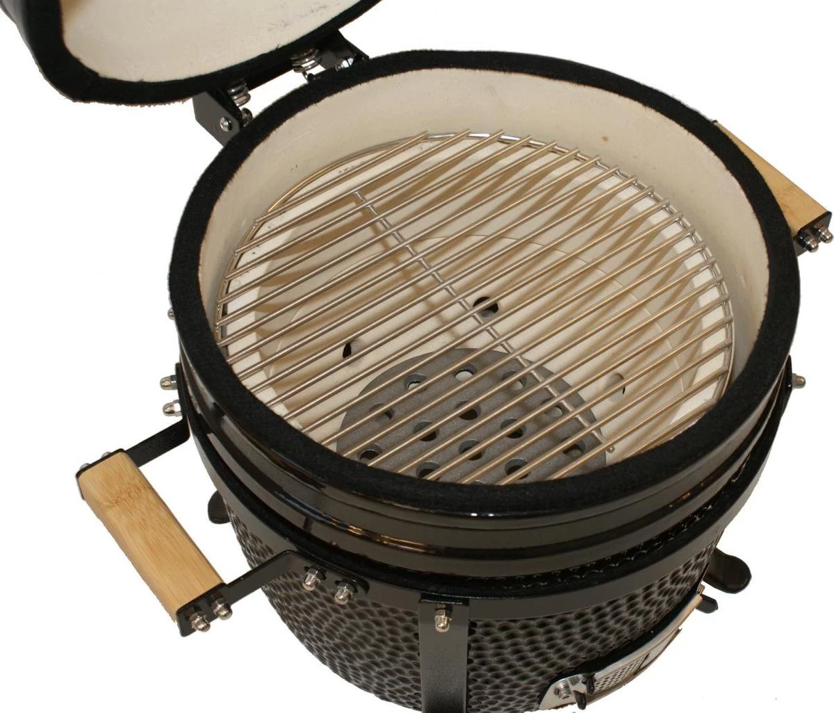 Patton Kamado 15" - Keramisch - Tafel Model - Premium Black - Medium - Zwart - Afbeelding 16