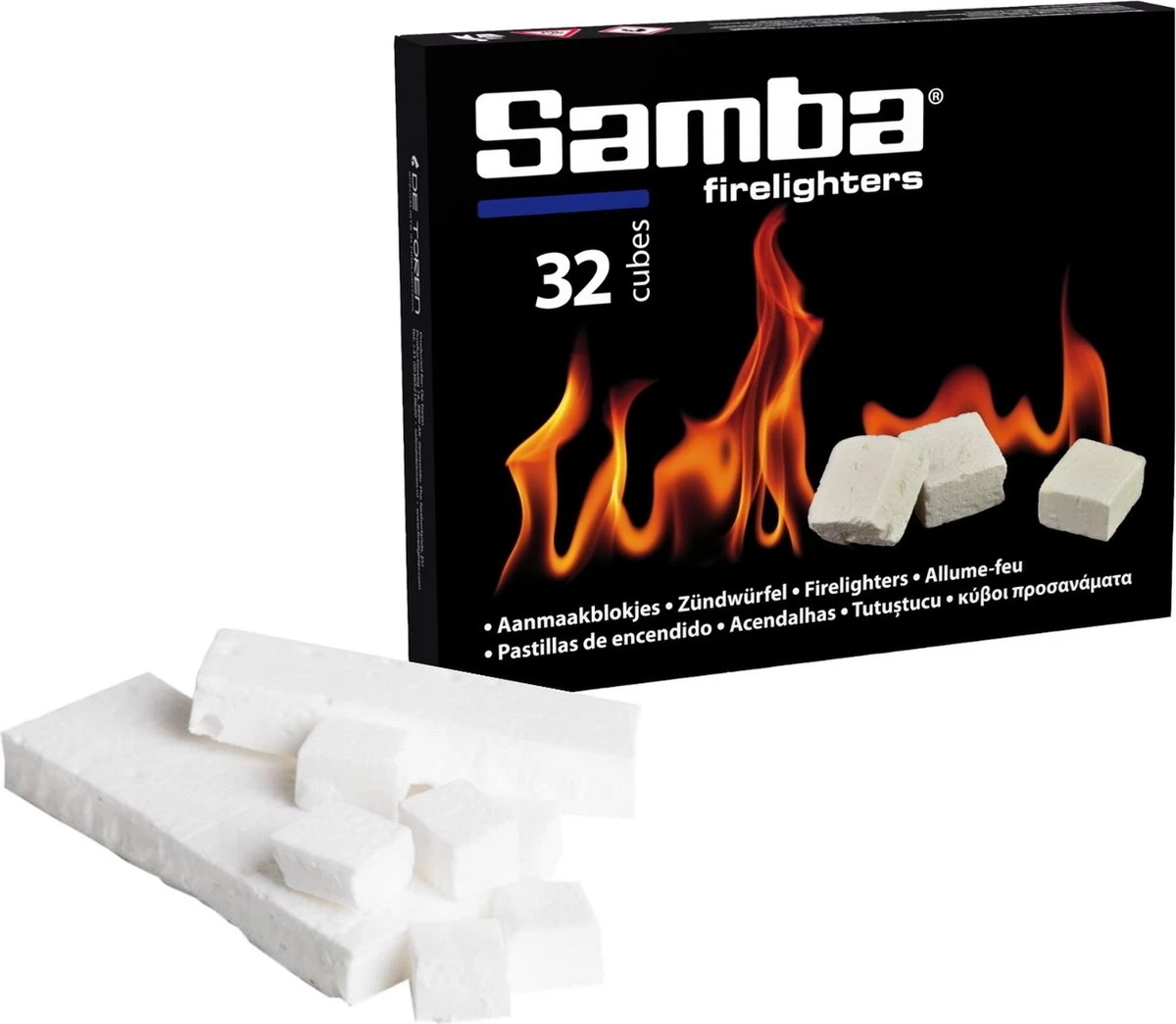 Samba Aanmaakblokjes Wit - Kerosine - 896 Stuks - Omdoos