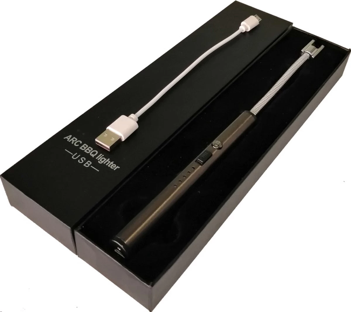 Arc Flexibele Elektrische Plasma Aansteker Voor Keuken, Kaars Of Bbq. Oplaadbaar Via USB