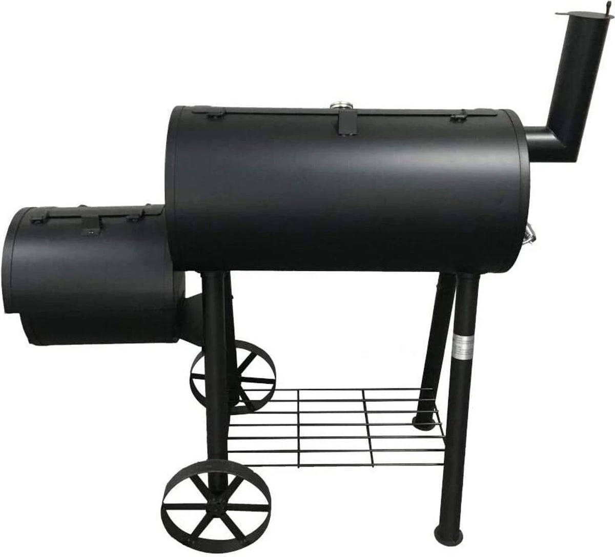 Fire Beam Houtskool Barbecue - Grilloppervlak (LxB) 35 X 66 Cm - Smoker - Zwart - Afbeelding 7