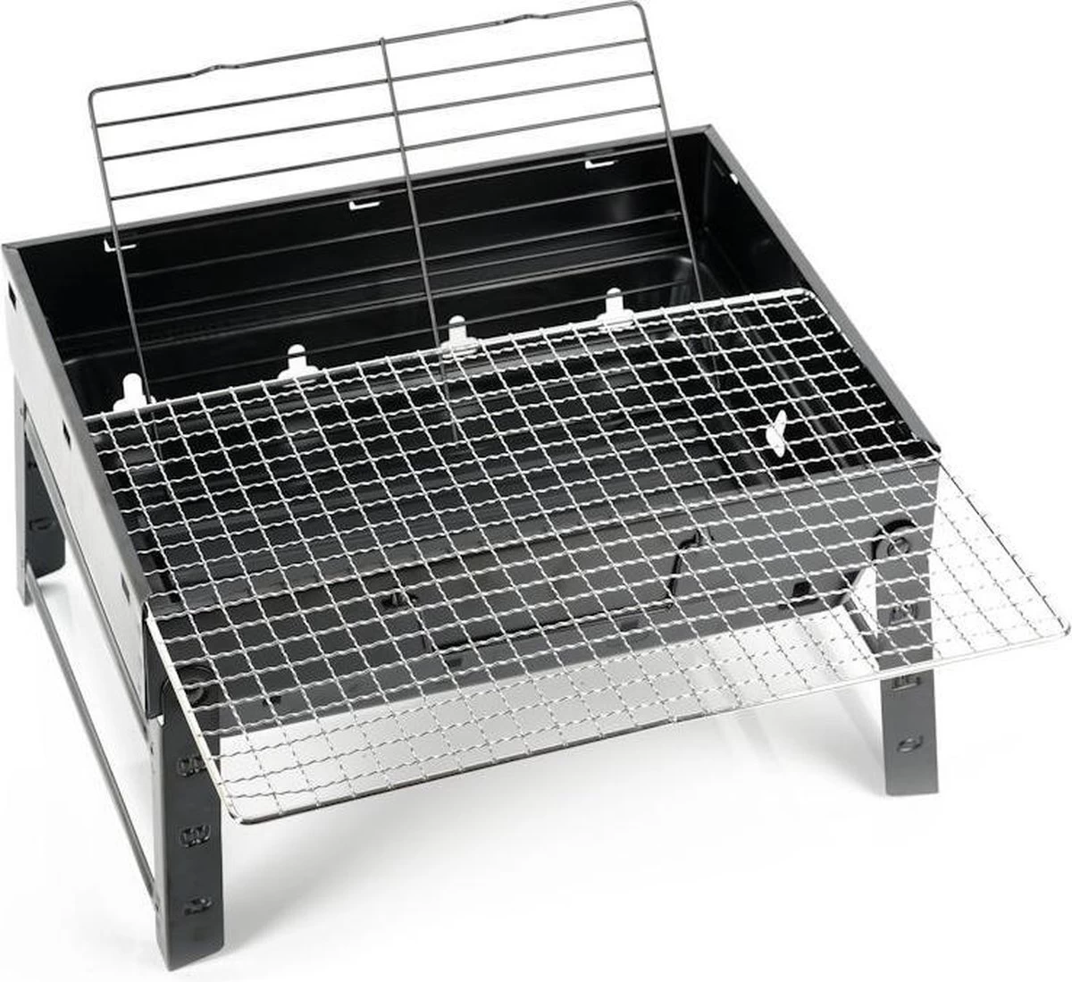 Merkloos Decopatent® Portable Houtskool BBQ - Barbecue - Inklapbaar - Barbecue Houtskool - Tafel Grill - Camping - Strand - Festival - Park - Afbeelding 5