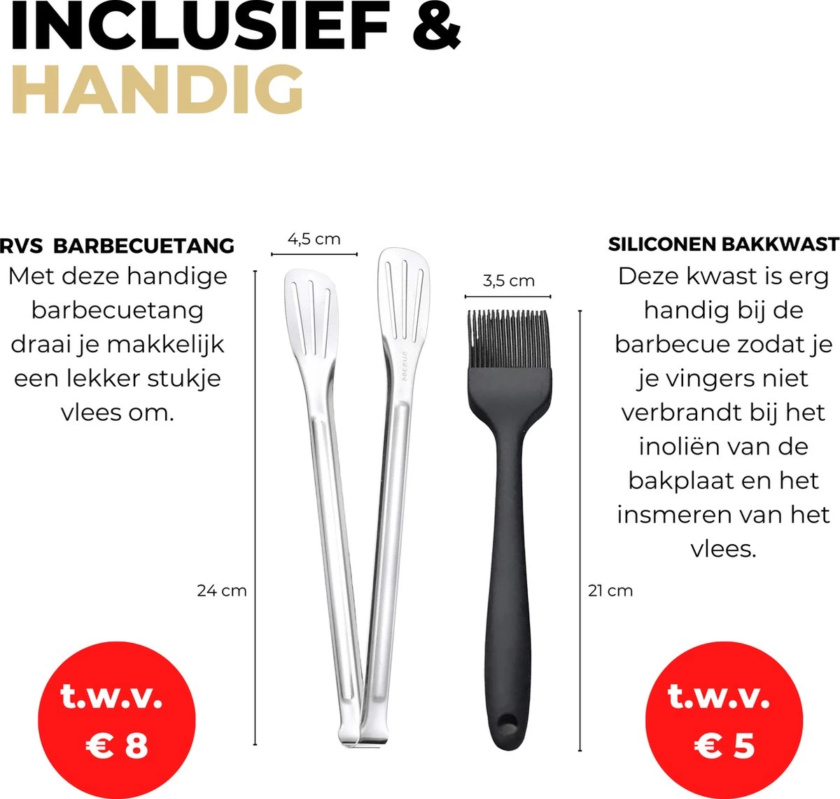 Ozocozy BBQ-ONE Houtskool Tafelbarbecue - Ø30 Cm- Zwart - Incl. Draagtas, Siliconen Bakkwast En RVS-Barbecuetang - Afbeelding 7