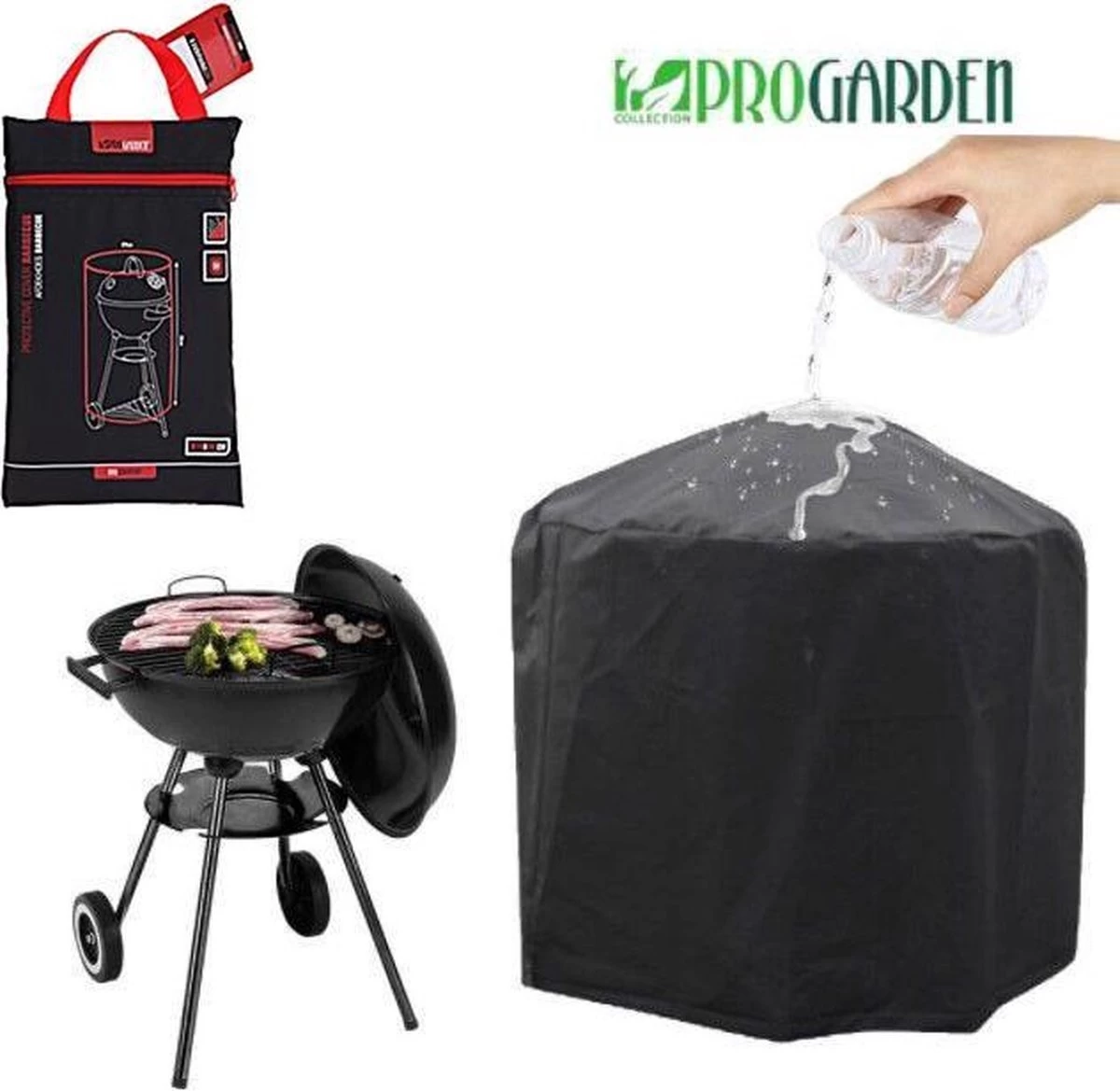 Pro Garden ProGarden Barbecuehoes Rond 70x80 Cm - Afbeelding 2