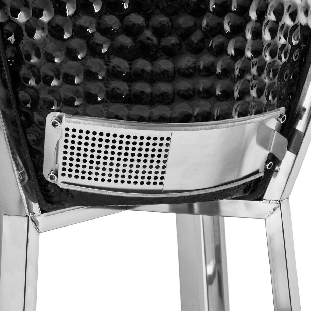 Patton - Kamado 21" - Premium Black - Keramische Barbecue - Incl. Bluetooth Kerntemperatuurmeter - LED Verlichting - Large - Compleet - Zwart - Afbeelding 4