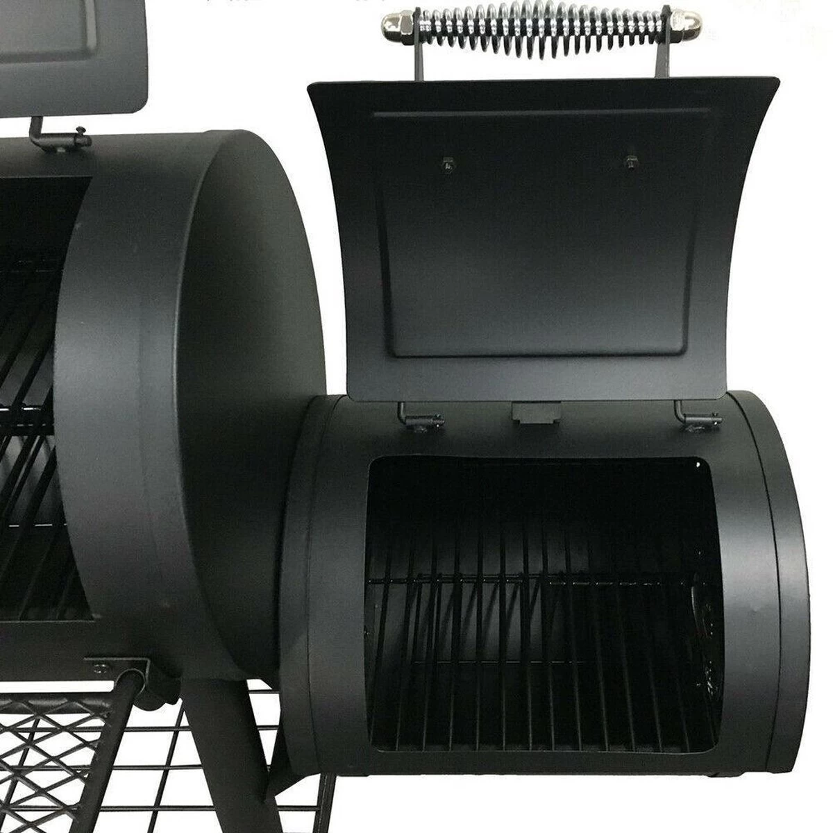 Fire Beam Houtskool Barbecue - Grilloppervlak (LxB) 35 X 66 Cm - Smoker - Zwart - Afbeelding 4
