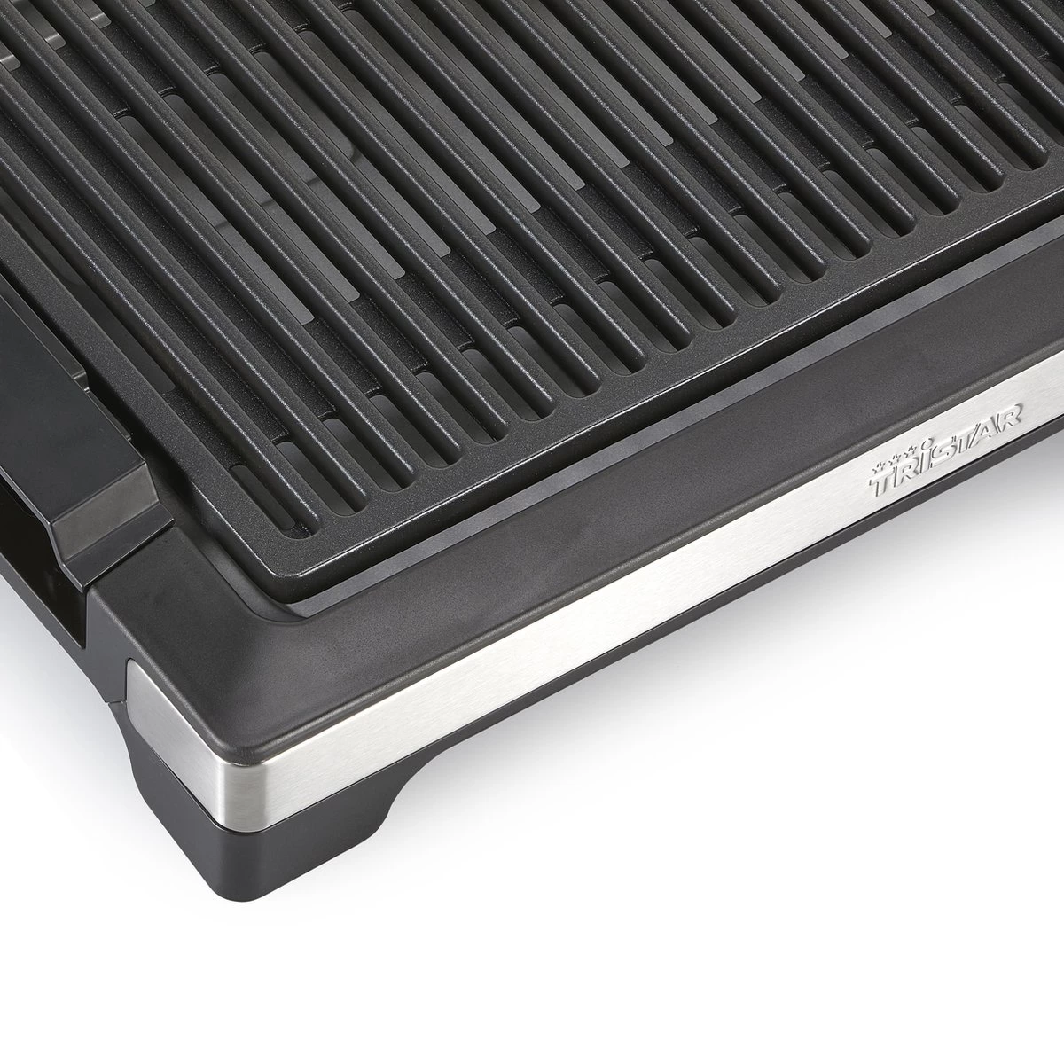 Tristar Bakplaat & Elektrische Grill BP-2780 – Elektrische Barbecue & Grillplaat – Voor Binnen En Buiten - Zwart - Afbeelding 7