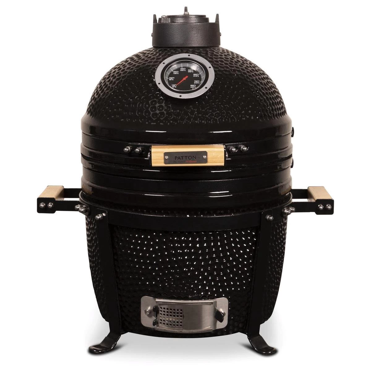 Patton Kamado 15" - Keramisch - Tafel Model - Premium Black - Medium - Zwart - Afbeelding 12