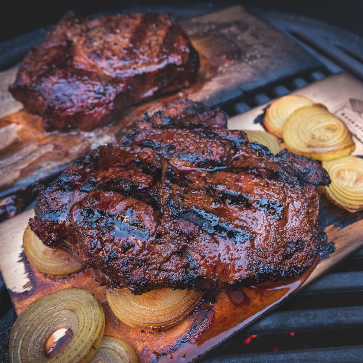 Merkloos Rookplank Western Red Cedar - 2 Stuks - BBQ - Rookhout - Afbeelding 5