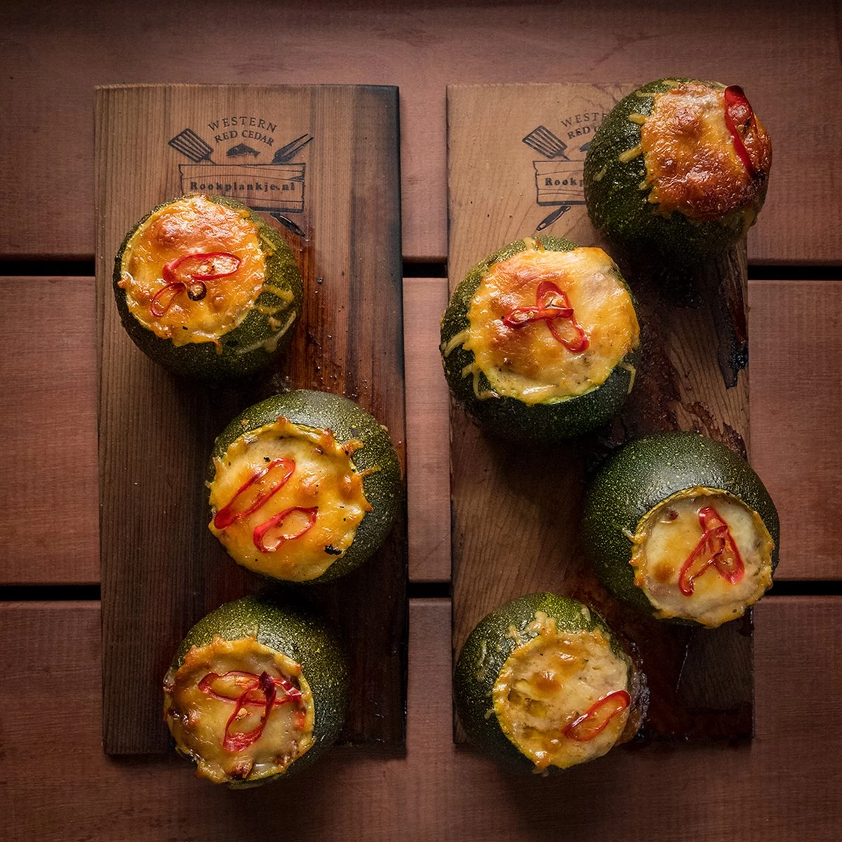 Merkloos Rookplank Western Red Cedar - 2 Stuks - BBQ - Rookhout - Afbeelding 6