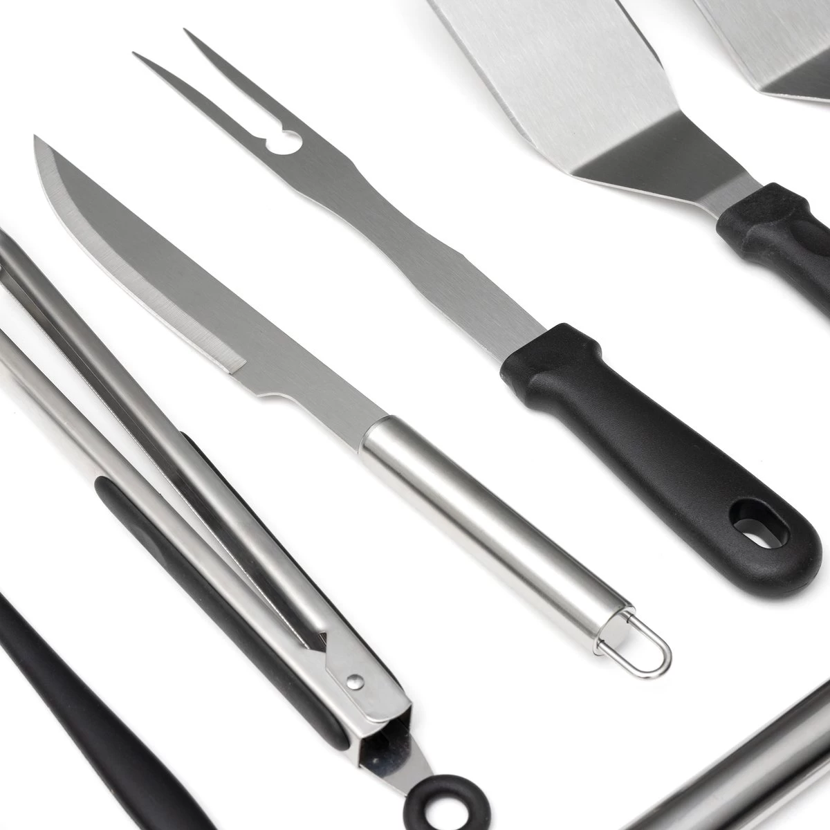 BBQ Gereedschapset - Opbergtas - BBQ Accessoires - BBQ Tang - BBQ Set - BBQ Borstel - BBQ Gereedschap - Roestvrij Staal - Afbeelding 4