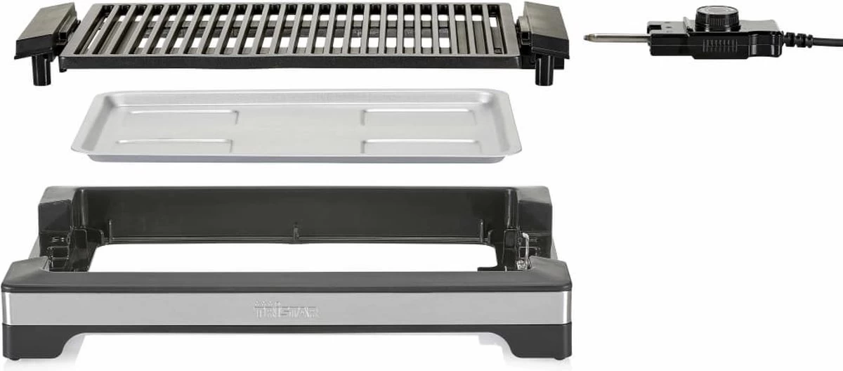 Tristar Bakplaat & Elektrische Grill BP-2780 – Elektrische Barbecue & Grillplaat – Voor Binnen En Buiten - Zwart - Afbeelding 10
