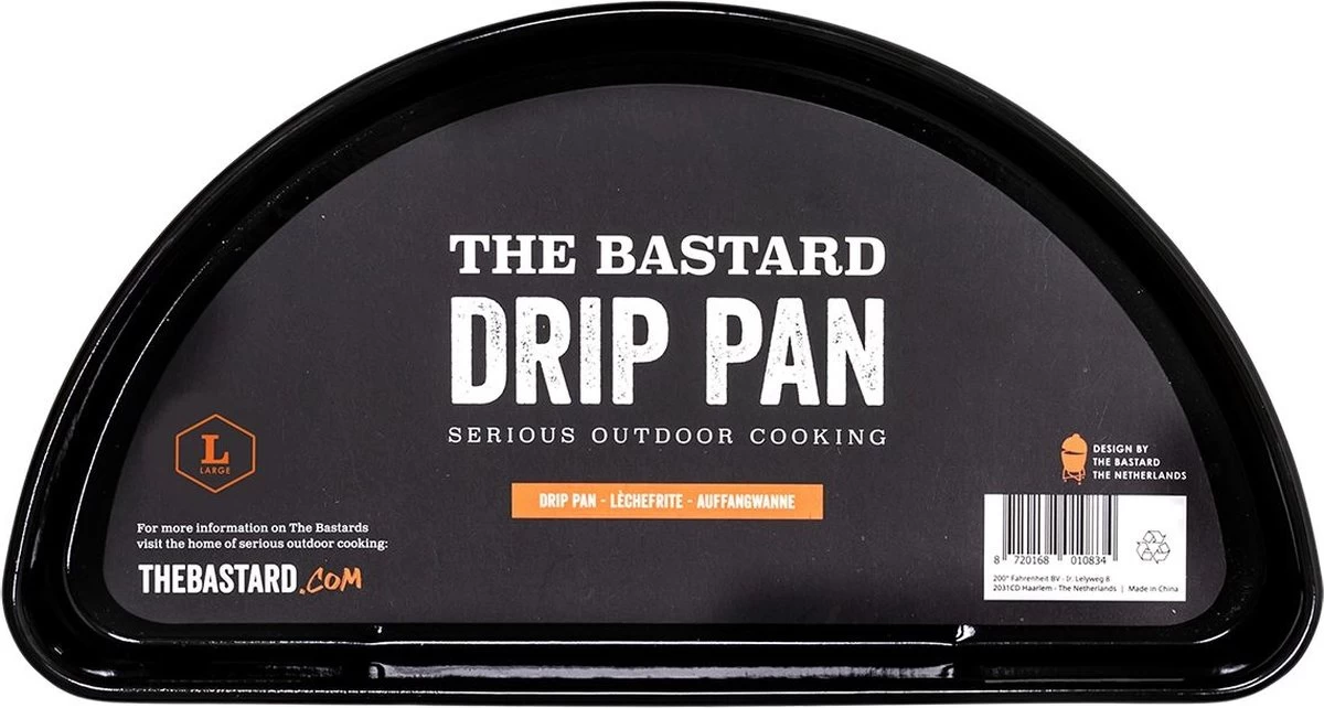 The Bastard - Large - Drip Pan - Halve Maan - ø 37 Cm - Afbeelding 4