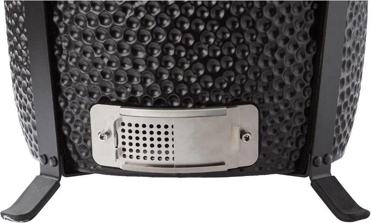 Patton Kamado 15" - Tafel Model - Keramische Barbecue - Premium Black - Medium - Compleet - Mat Zwart - Afbeelding 4