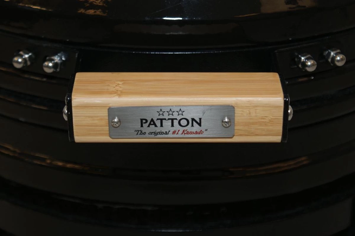 Patton Kamado 15" - Keramisch - Tafel Model - Premium Black - Medium - Zwart - Afbeelding 15
