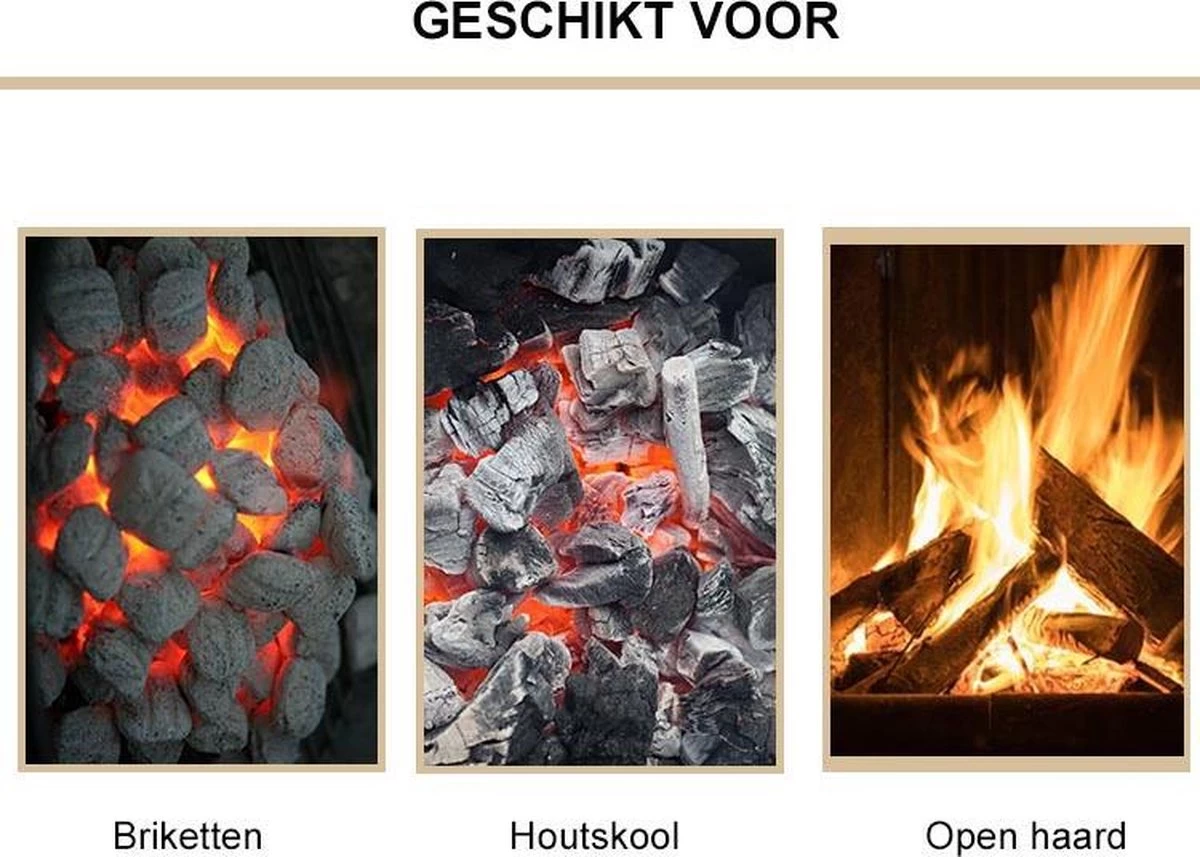 BBQ Aansteker Inclusief 3-in-1 BBQ Borstel - Looftlighter - One Minute Lighter - Elektrische BBQ Aansteker - BBQ Starter - BBQ Accessoires - Afbeelding 7