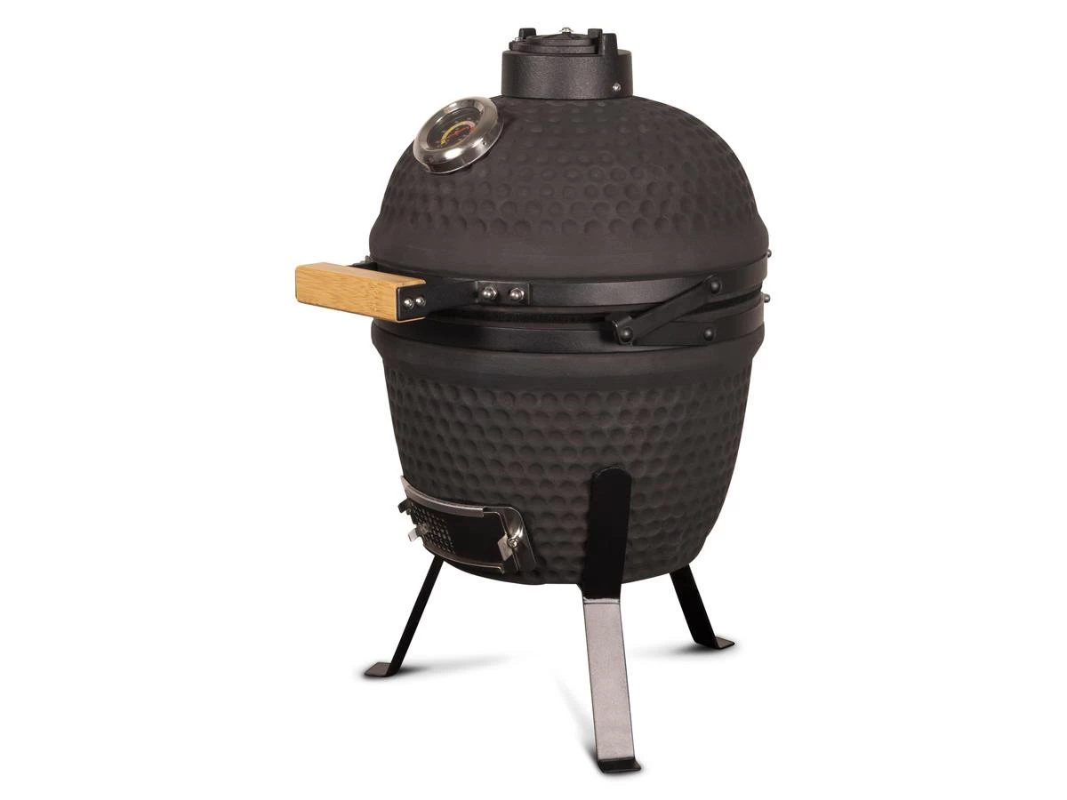 Patton Kamado Grill 13" - Keramisch - Kookoppervlak Ø 28 - Mat Zwart - Afbeelding 2