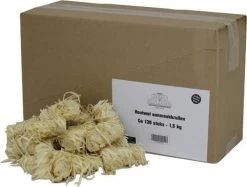 Merkloos Aanmaakkrullen Houtwol 130 Stuks 1,5kg FSC®