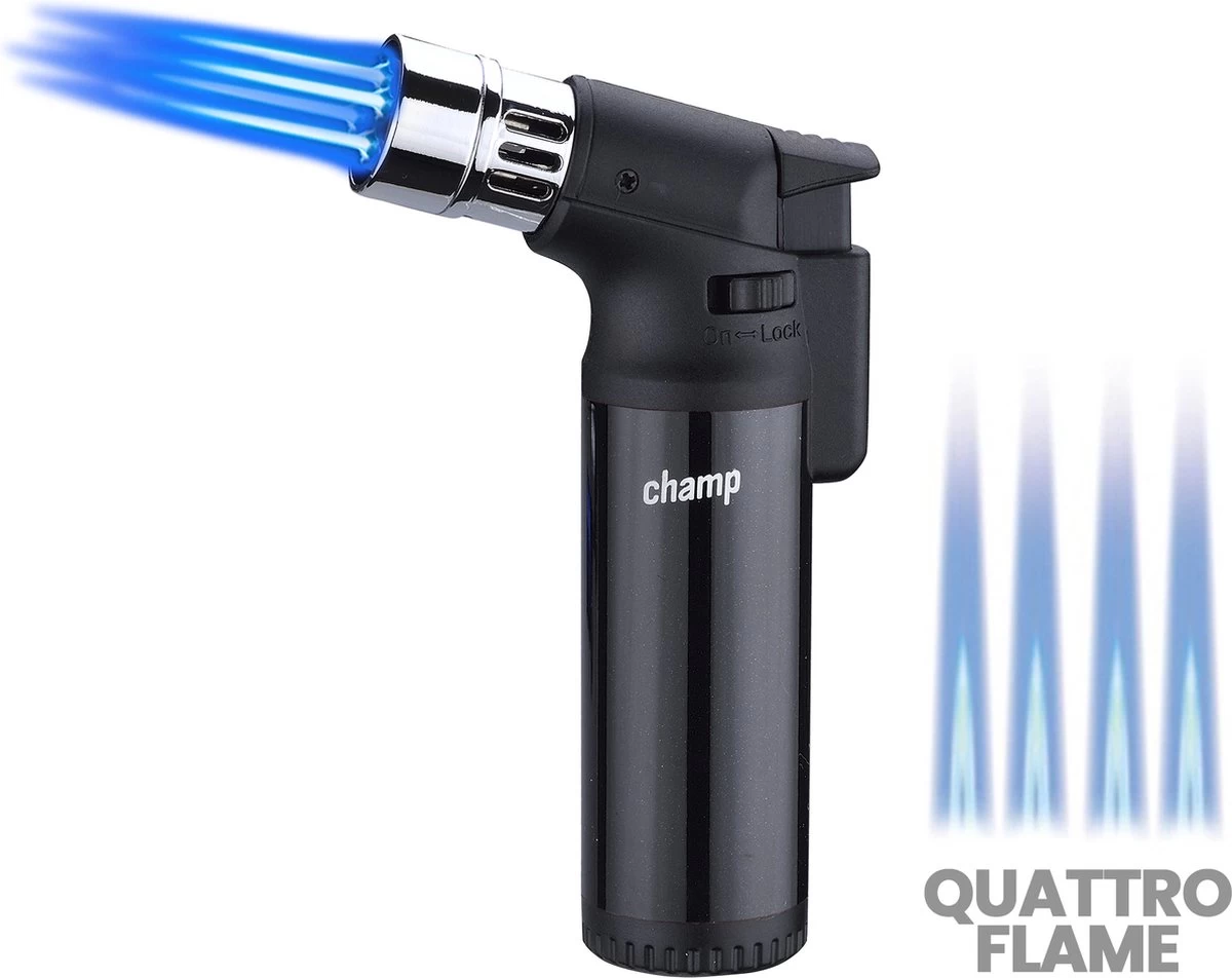 Champ® Quattro Aansteker - Stormaansteker - Kaarsen - BBQ - Sigaren - Afbeelding 2