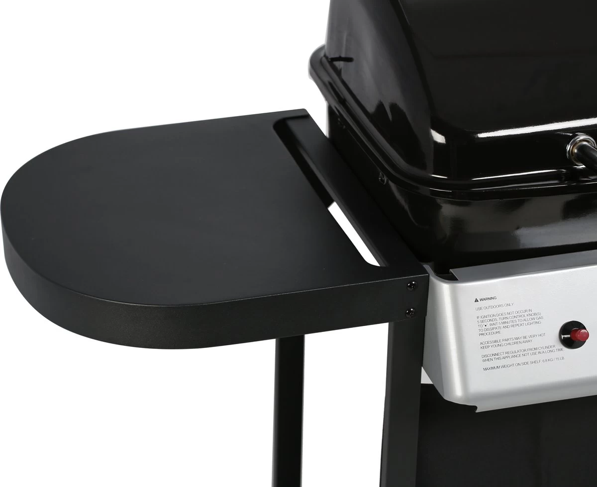 Bighorn Gasbarbecue En Grill – 2 Branders – Zwart - Afbeelding 5