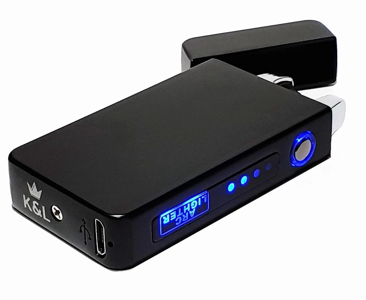 K&L Elektrische Plasma Aansteker - Vuurwerk - USB Oplaadbaar - Storm Bestendig - Afbeelding 2