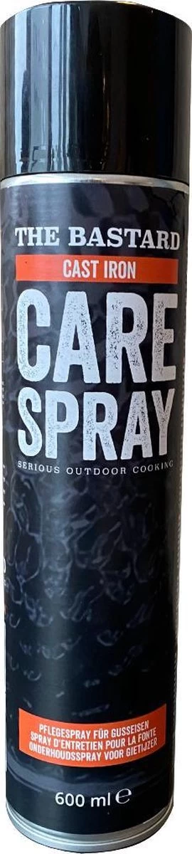 The Bastard Cast Iron Care Spray 600 Ml - Olie Voor Gietijzer - Onderhoudsspray Gietijzer