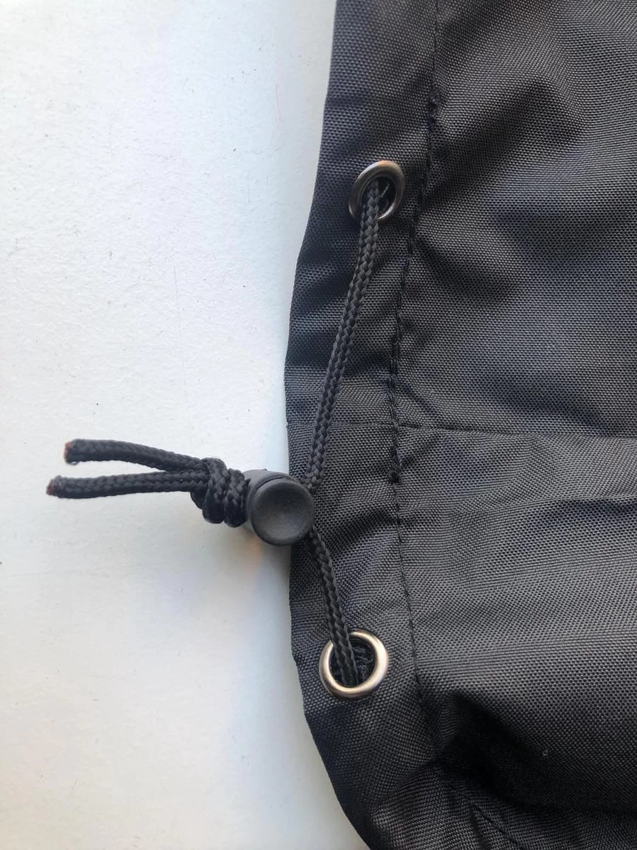 Merkloos Kamado BBQ Large Beschermhoes Cover Tot 25" Inch - Hoes Zwart Groot - O.a. Big Green Egg, Grill Guru, Kamado Joe Classic, Patton, The Bastard, Takumi, Tarrington House - Afbeelding 3