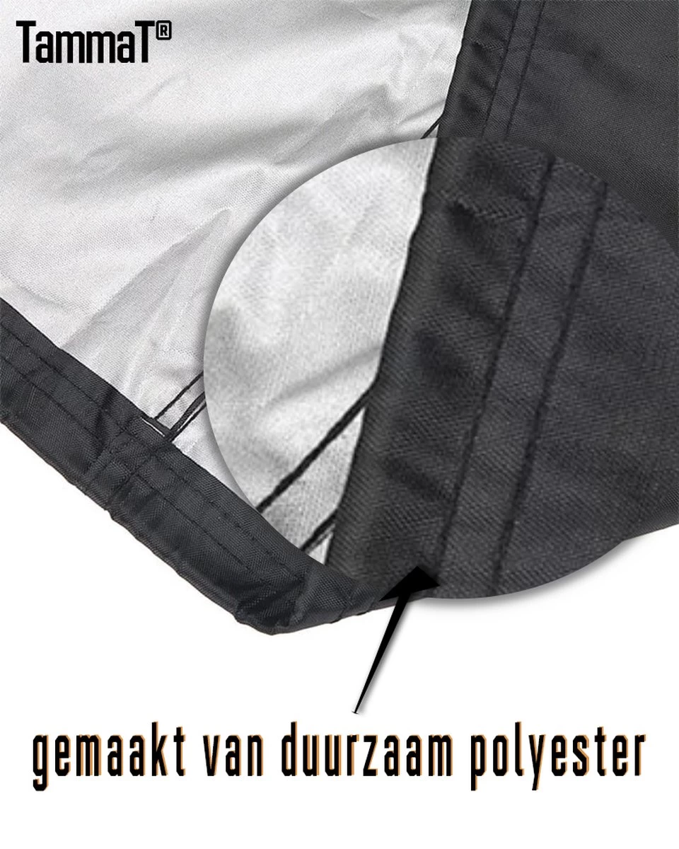 TammaT - BBQ Hoes - Waterdichte Beschermhoes - UV Bescherming - Maat L 170 X 61 X 117 Cm - Met Trekkoord - Afbeelding 6